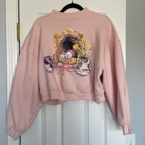 Disneyworld Aristocats Cropped Sweatshirt